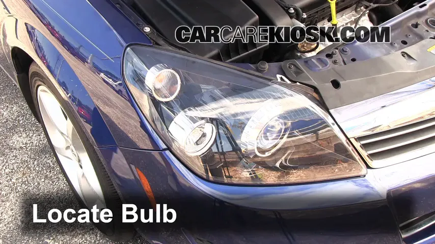 2008 Saturn Astra XR 1.8L 4 Cyl. (4 Door) Lights Highbeam (replace bulb)